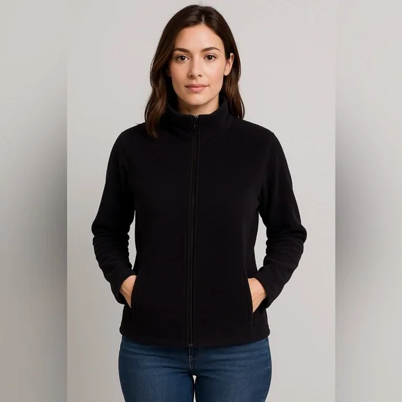 LogoAthletic by Reebok Black Full-Zip Fleece Jacket – XX-Large - Picture 3 of 13